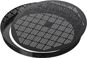 Kaiser 23.0065.1576 Pizzapanne Sort Stål 28 Cm 2,5 Cm Kaiser 23.0065.1576 Pizzapanne Sort Stål 28 Cm 2,5 Cm