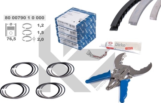Stempelringsett ET ENGINETEAM R1009600KS