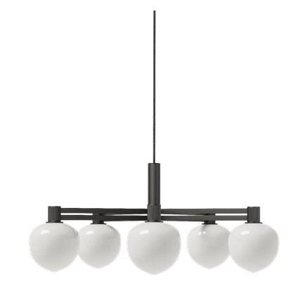 LYFA MEMOIR 120 V Taklampe Sort/ Opal LYFA MEMOIR 120 V Taklampe Sort/ Opal