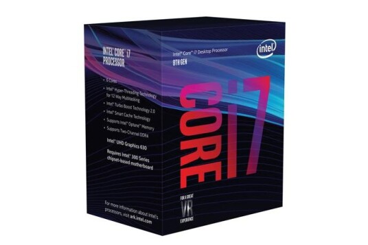 Intel Core i7-8700 3.2GHz-4.6GHz 12MB LGA1151 V2, 65W, Boxed med kjøler Intel Core i7-8700 3.2GHz-4.6GHz 12MB LGA1151 V2, 65W, Boxed med kjøler