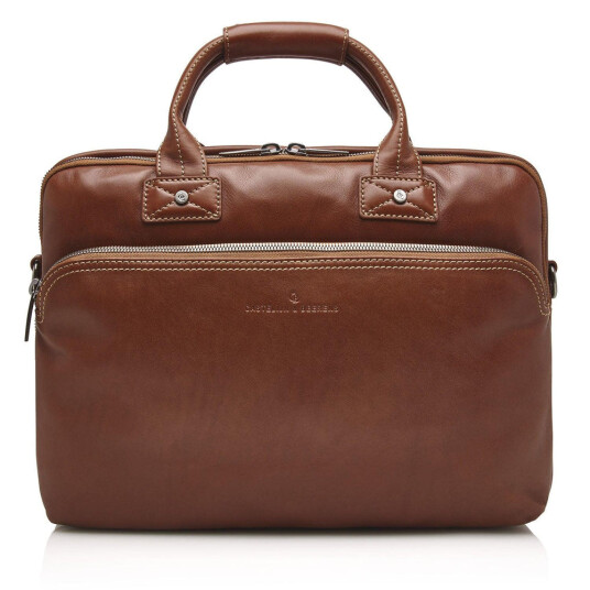 Castelijn & Beerens Firenze Pc-veske 15,6" RFID Lys brun