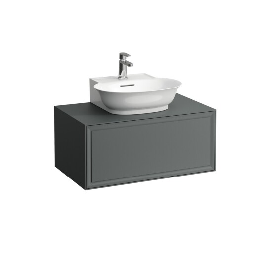 Laufen The New Classic Servantskap 775x455 mm m/topp Trafikkgrå