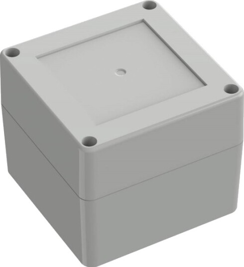 Tru Components TC 13865080 90 × 90 × 75 mm ABS Lys Grå