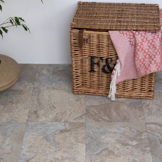 D C Fix Selvklebende Vinylfliser Light Slate D C Fix Selvklebende Vinylfliser Light Slate
