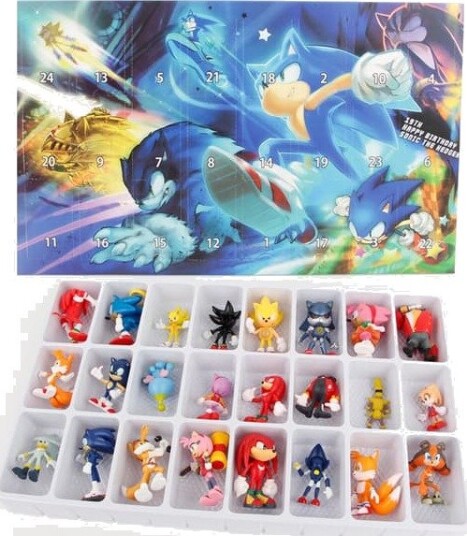 Julekalender Dukke Leke Juler 24 Dagers Nedtelling Kalender Blindboks Gave Sonic 2024