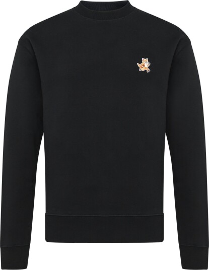 Maison Kitsune Speedy Fox Patch Comfort Sweatshirt Black XXL