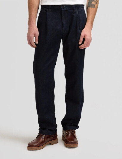 Lee Jeans Pleated Chino   Black   36 x 34