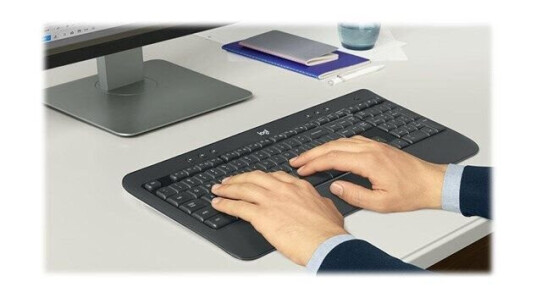 Logitech MK540 Advanced - keyboard and mouse set - Slovenian - dark grey - Tastatur & Mussett - Slovensk - Svart Logitech MK540 Advanced - keyboard and mouse set - Slovenian - dark grey - Tastatur & Mussett - Slovensk - Svart