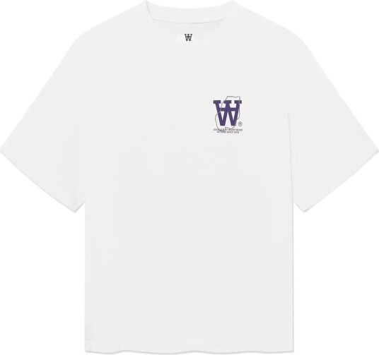 WOOD WOOD Wwliam Map Tee 25220 White XS
