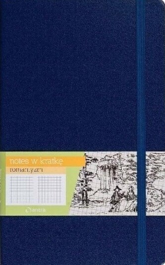 Notatbok A6 Grid Romanticism Navy Blue Antra