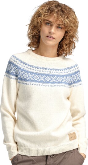 Dale of Norway Women's Vågsøy Wool Sweater Offwhite S