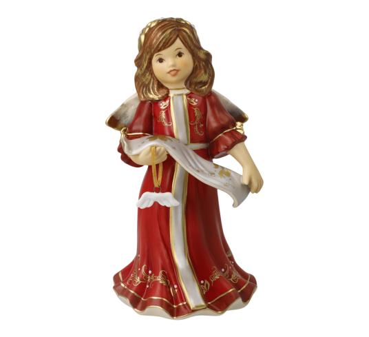 Årsengel 2025 Angel Tales LTD 25.000 stk 16 cm Christmas Red Årsengel 2025 Angel Tales LTD 25.000 stk 16 cm Christmas Red