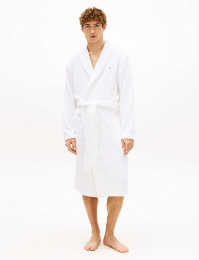 Tommy Hilfiger Towelling Robe   White   L