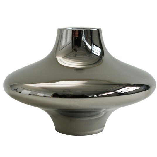 Hein Studio Doublet Lysestake 6,5 cm i Chrome - Tidløs Design Hein Studio Doublet Lysestake 6,5 cm i Chrome - Tidløs Design