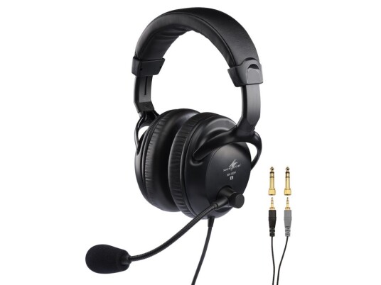 Monacor Bh-009 Headset Sangmikrofon Inkl. Læskærm
