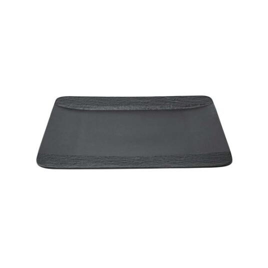 Villeroy & Boch Manufacture Rock tallerken 28x28 cm svart Villeroy & Boch Manufacture Rock tallerken 28x28 cm svart
