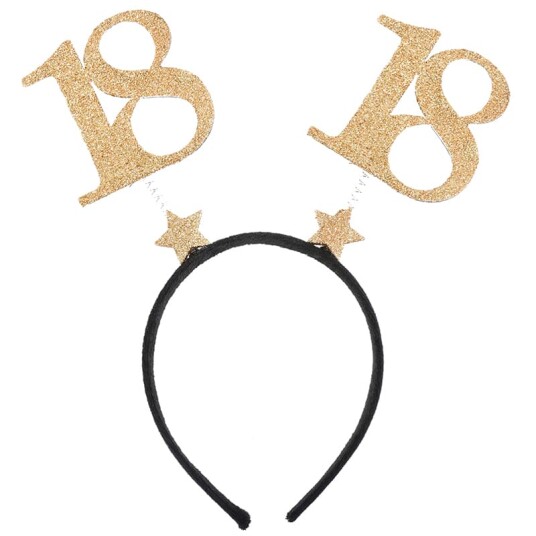 Santex Diadem med Tall Gull - Tallet 18 Santex Diadem med Tall Gull - Tallet 18