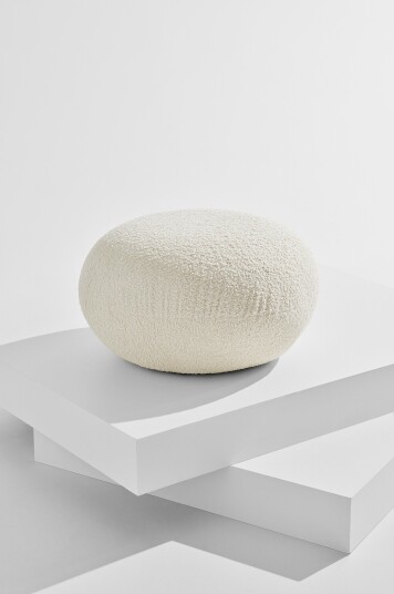 Jotex Puff ø 72 Cm Polyeterskum/Kryssfiner/Teddy/Polyester Naturhvit Bloom 1663847010 Jotex Puff ø 72 Cm Polyeterskum/Kryssfiner/Teddy/Polyester Naturhvit Bloom 1663847010