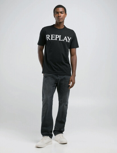 Replay T-Shirt Regular Replay Basics - Black - S