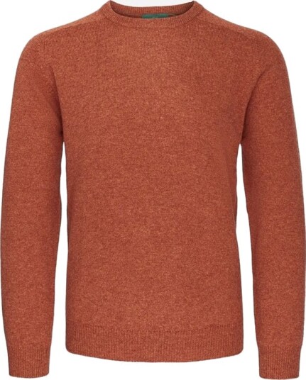 Alan Paine Crew Neck Lambswool Ember
