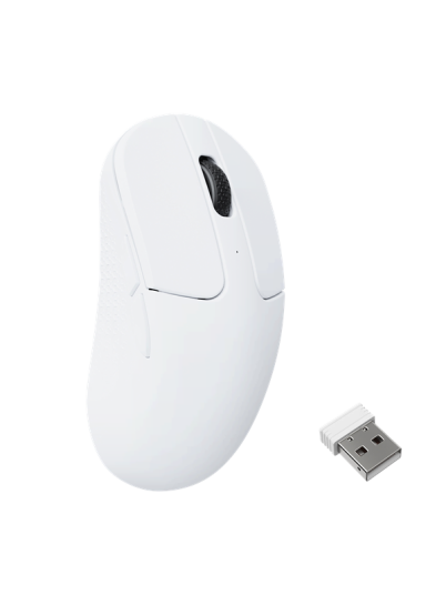 Keychron M3 Mini 8K Trådløs Gamingmus med Optisk Sensor - Hvit Keychron M3 Mini 8K Trådløs Gamingmus med Optisk Sensor - Hvit