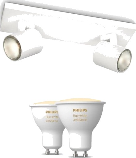 Philips Runner spotter i tak 2 spotter Hue White Ambiance pærer
