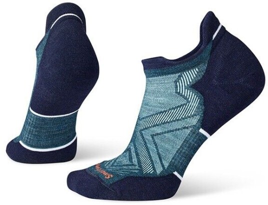 Smartwool Run Targeted Cushion Low Ankle Socks Dame Twilight Blue S ( 34-37 )