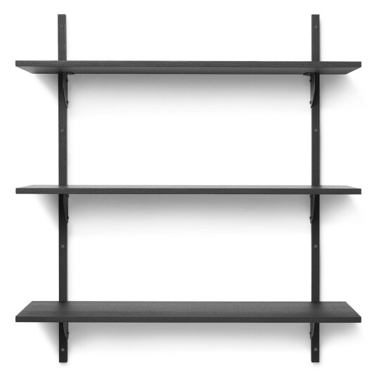 ferm LIVING Sector hylle L/L Svart ask-svart
