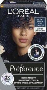 L'Oréal Paris Préférence Vivids 1.102 Blue Black L'Oréal Paris Préférence Vivids 1.102 Blue Black