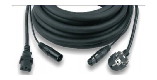 Soundsation Pf100-20 Kabel For Aktiv Høyttaler 20m Signal + Nett