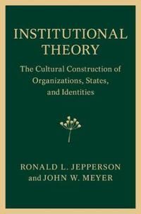 Jepperson Ronald L. Institutional Theory