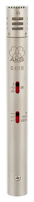 AKG C451B Kondensatormikrofon for Instrumenter med Cardioid Charakteristikk