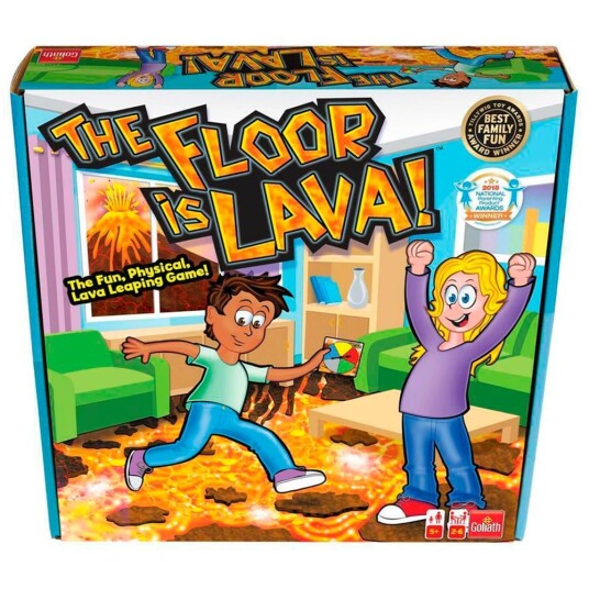 Goliath The Floor is Lava Barnespill for 2-6 Spillere, Norsk Goliath The Floor is Lava Barnespill for 2-6 Spillere, Norsk