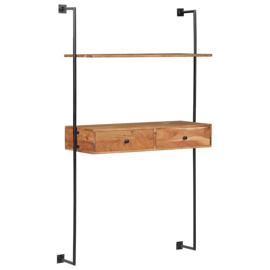 vidaXL Vegghengt skrivebord 90x40x170 cm heltre akasie vidaXL Vegghengt skrivebord 90x40x170 cm heltre akasie