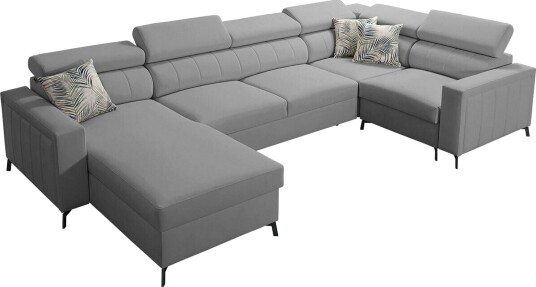 Galbally 5 sits Hörnbäddsoffa Grey
