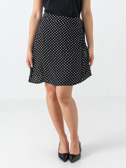 Comprimé Wrap Skirt Mini Sort 46