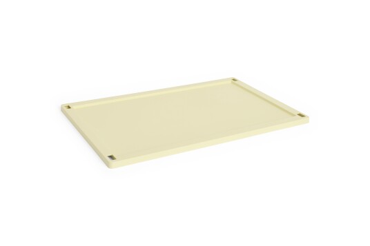 Hay Colour Crate Plastic Large Lokk Light Yellow Hay Colour Crate Plastic Large Lokk Light Yellow
