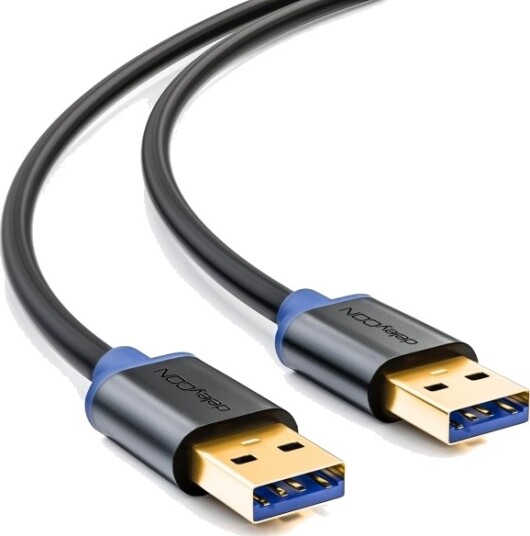 Deleycon Mk744 2 M Usb A Usb A Usb 3.2 Gen 1 3.1 Gen 1 5 Gbit/S Sort Deleycon Mk744 2 M Usb A Usb A Usb 3.2 Gen 1 3.1 Gen 1 5 Gbit/S Sort