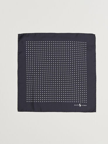 Polo Ralph Lauren Silk Dot Pocket Square Navy/White Polo Ralph Lauren Silk Dot Pocket Square Navy/White