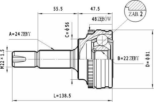 STATIM C.564 Drivledd