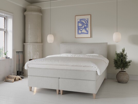 Nordic Dream Snefrid Fjäll 180x200 Bouclé cream