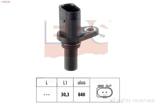 Turtallsensor, automatgir EPS 1.953.221