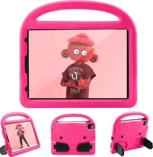 Trolsk Barnedeksel med Håndtak (iPad Pro 11/Air 5/Air 4) Rosa