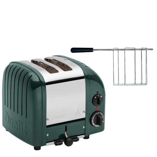 Dualit Classic mørkegrønn brødrister + toastrist Dualit Classic mørkegrønn brødrister + toastrist