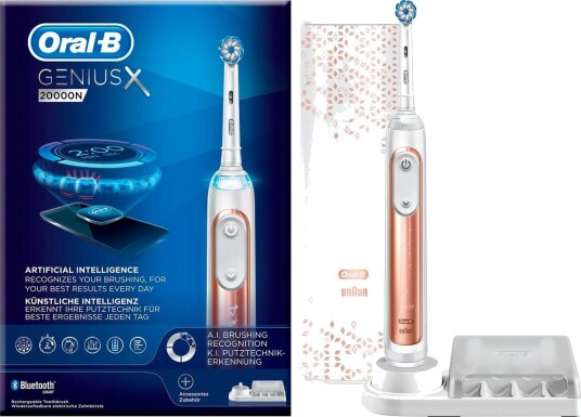 Oral B Genius X 20000 N Rosegold Elektrisk tannbørste