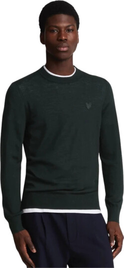 Lyle & Scott Herre Strikkevarer Svart XL,