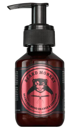 Beard Monkey Beard Shampoo Orange/Cinnamon 100ml Beard Monkey Beard Shampoo Orange/Cinnamon 100ml