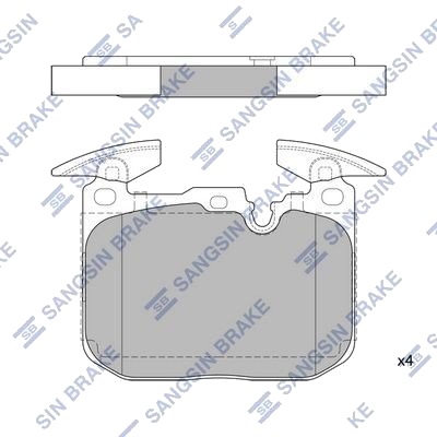 Hi Q SP2402 Bremseklosser