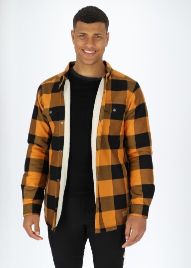 Swedemount Forest Pile Shirt Ii Yellow/Black 2xl Langarmede Skjorter