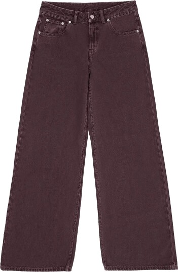 Dr Denim Rhue Low Wide WASHED AUBERGINE 24 x 32 Dr Denim Rhue Low Wide WASHED AUBERGINE 24 x 32